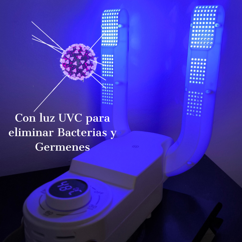 Secador de zapatos con Luz Ultravioleta