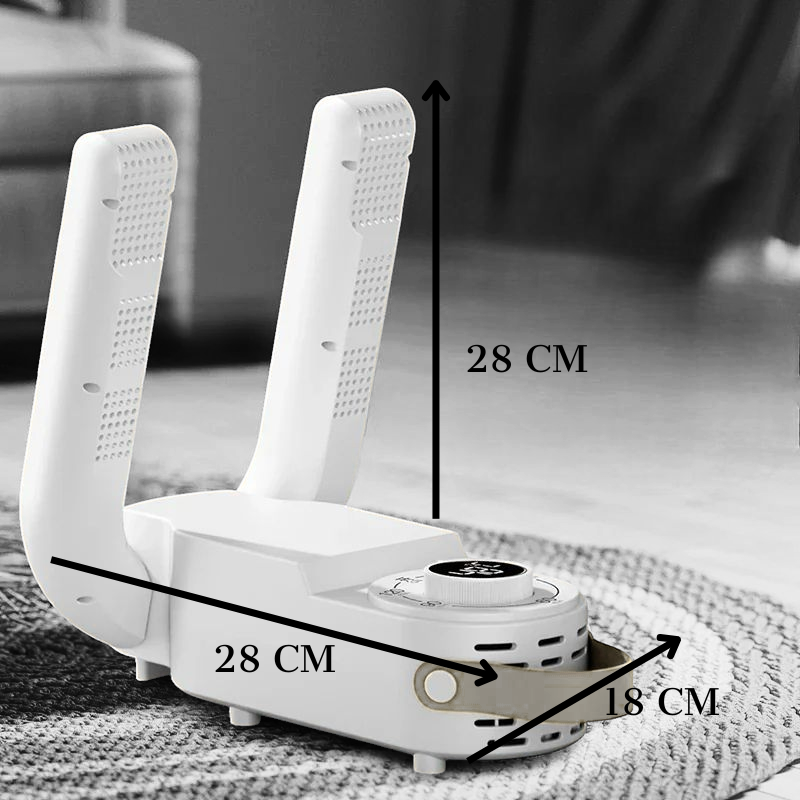 Secador portátil de zapatos plegable